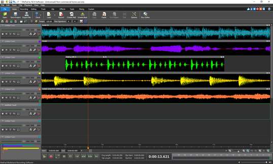 MixPad Multitrack Recording Free screenshot 1