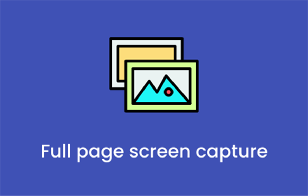 Full page screen capture
