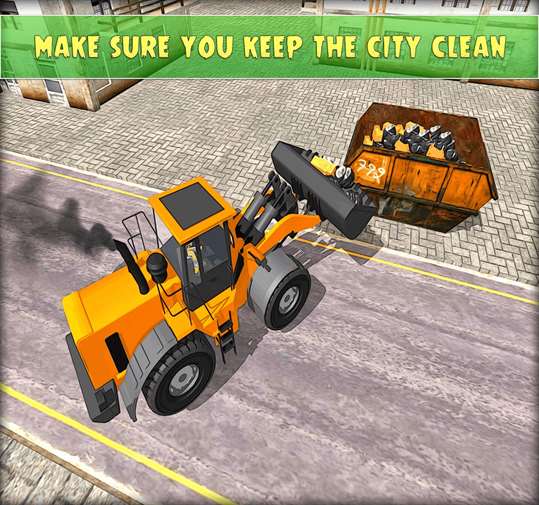 Garbage Truck City Drive Sim screenshot 1