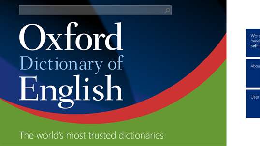 Oxford Dictionary of English screenshot 1