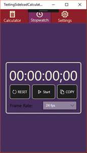 AWI Timecode Calculator screenshot 2