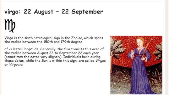 Zodiac Signs and Horoscope screenshot 3