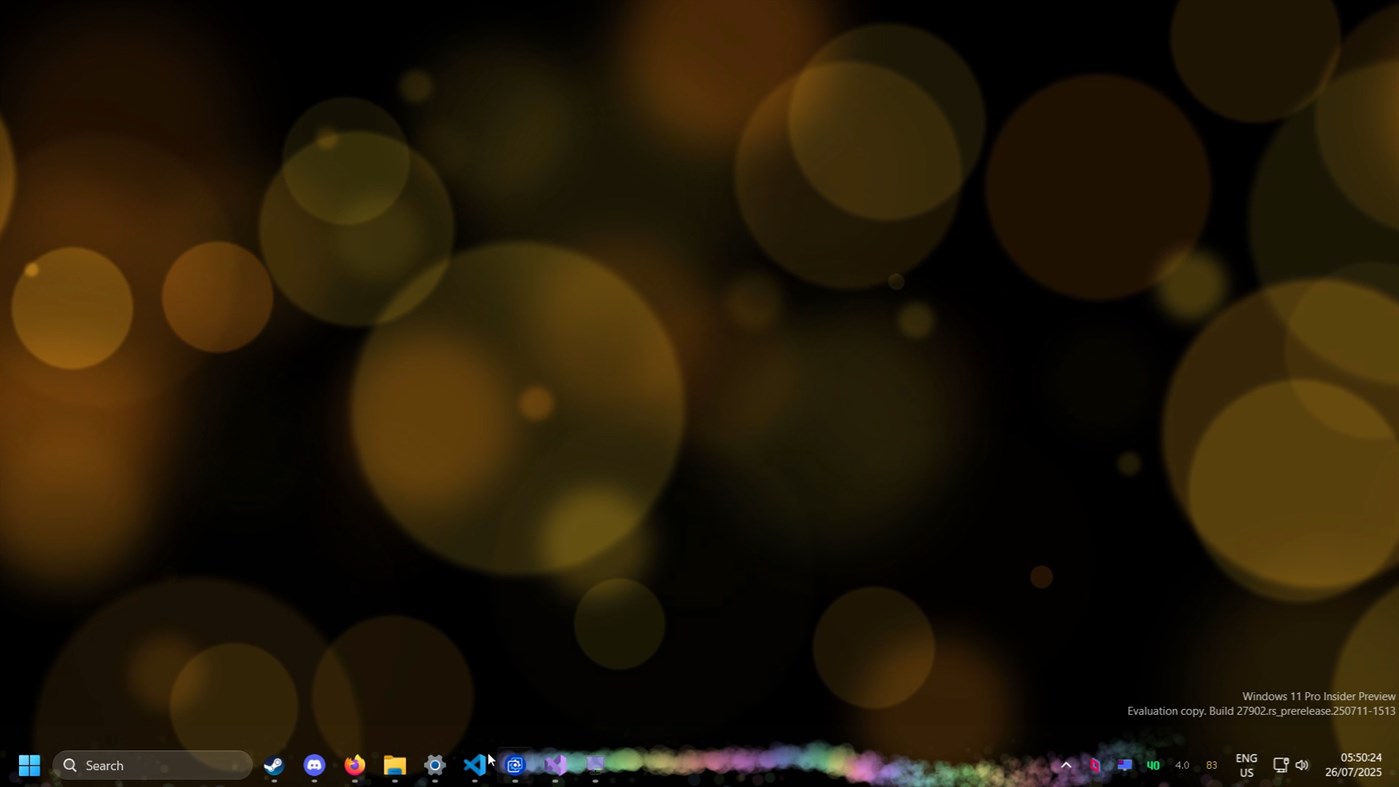 #5. RainbowTaskbar. (Windows) De: ad2017