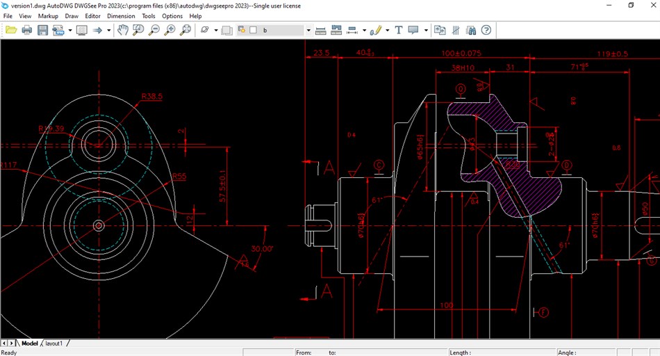 DWGSee DWG Viewer (Windows) Podle: AutoDWG Software