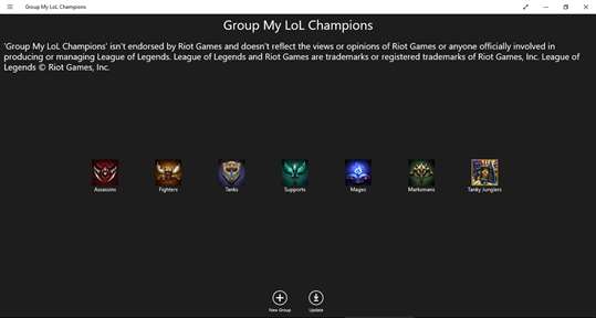 Group My LoL Champions screenshot 1