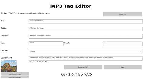 MP3 Tag Editor Screenshots 1