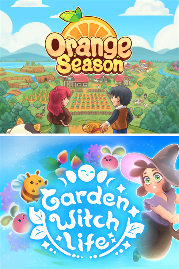 Farming Adventure Double Pack - Orange Season + Garden Witch Life Xbox Series X|S and Xbox One cover art