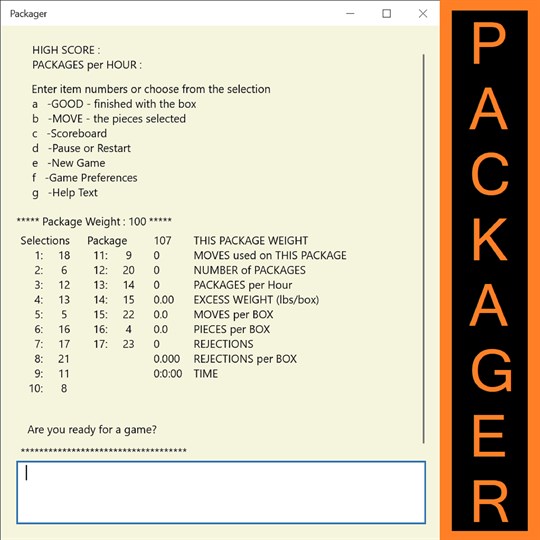 Packager cover art