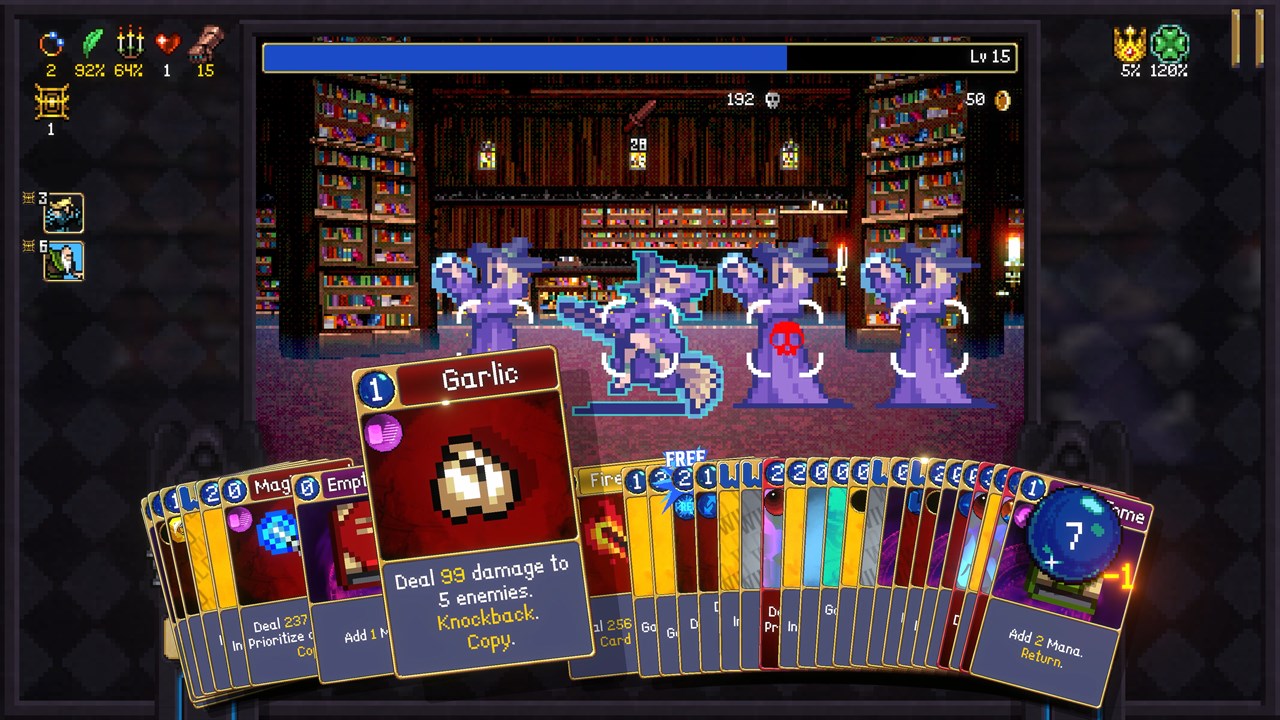 Vampire Crawlers: The Turbo Wildcard from Vampire Survivors screenshot 5