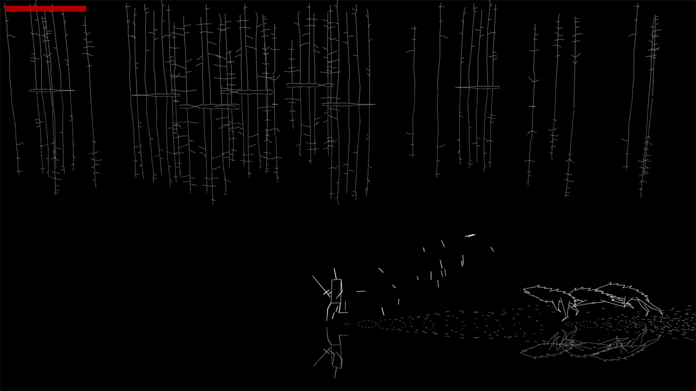 #2. Voracious - vector hack and slash (Xbox) De: rostok.itch.io