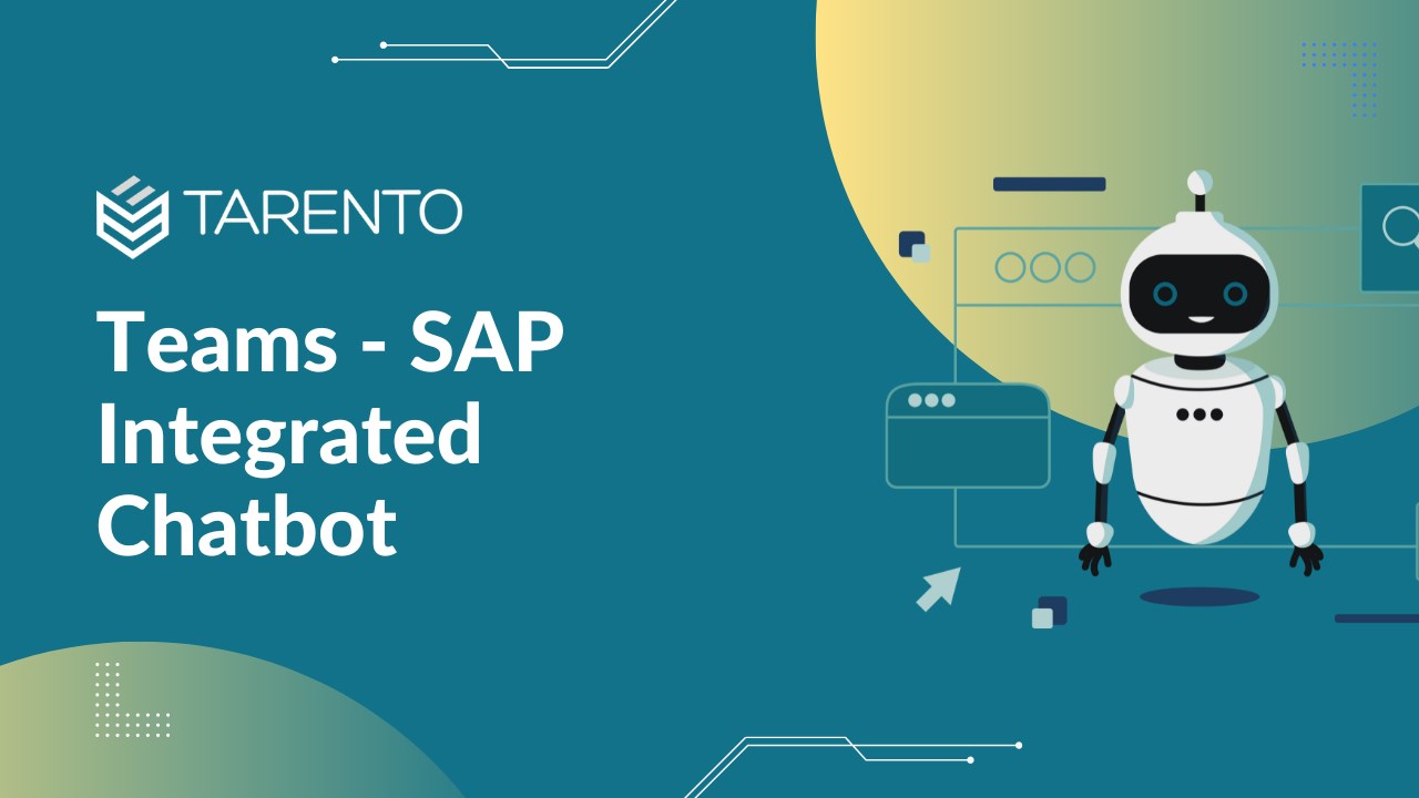 Snapshot 1 of Teams Integration with ERP: 2-Wk Proof of Concept