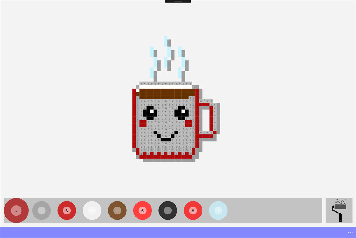 #4. Pixel Art - Color by number coloring book (Windows) By: Riz