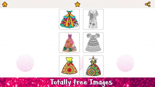 Dress Glitter Color By Number screenshot 1