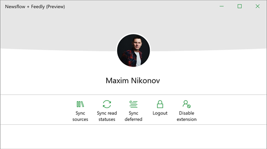 Newsflow + Feedly (Preview) screenshot 1