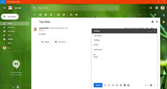 Gmail Reader Metro screenshot 5