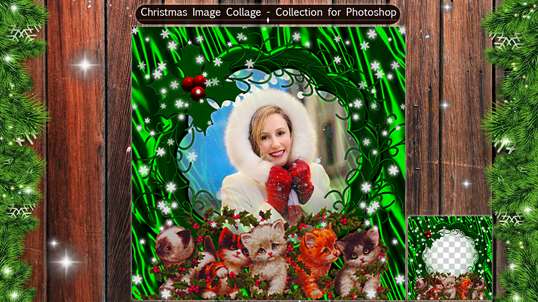 Christmas Image Collage - Collection for Photoshop screenshot 1