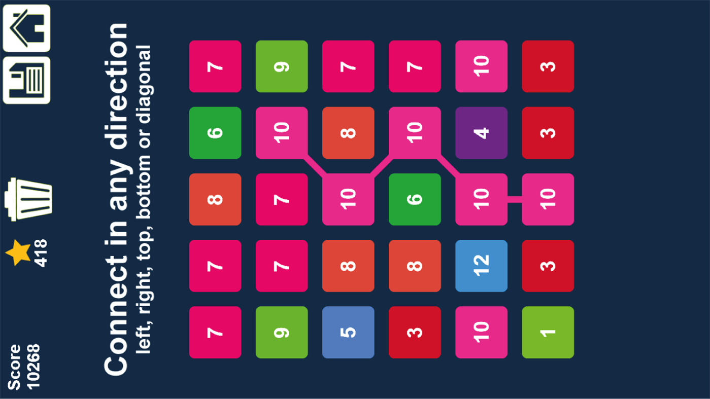 #3. Connect n Merge Numbers: Match 3 Block Puzzle (Windows) De: Amr Hassan