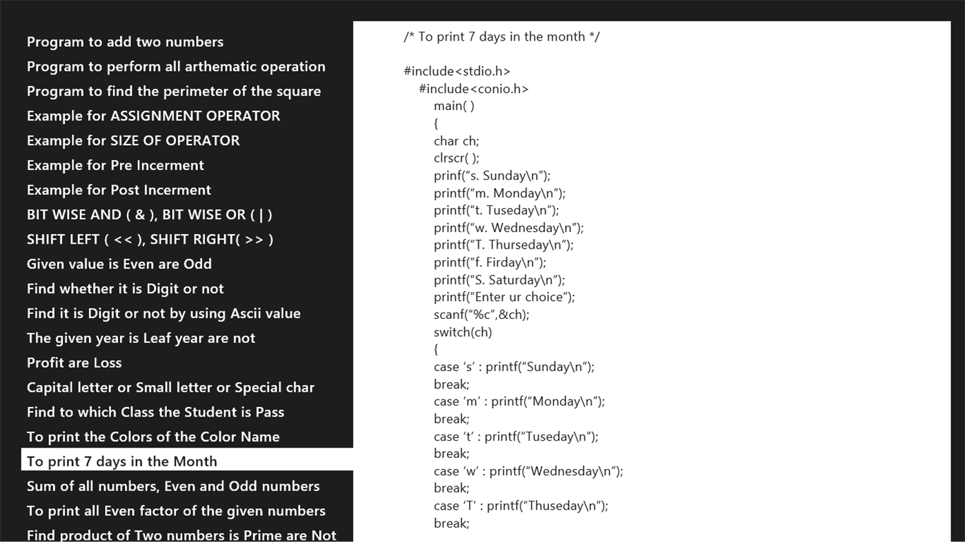 #3. Basic C Examples (Windows) Által: Ganji Siva Prakash