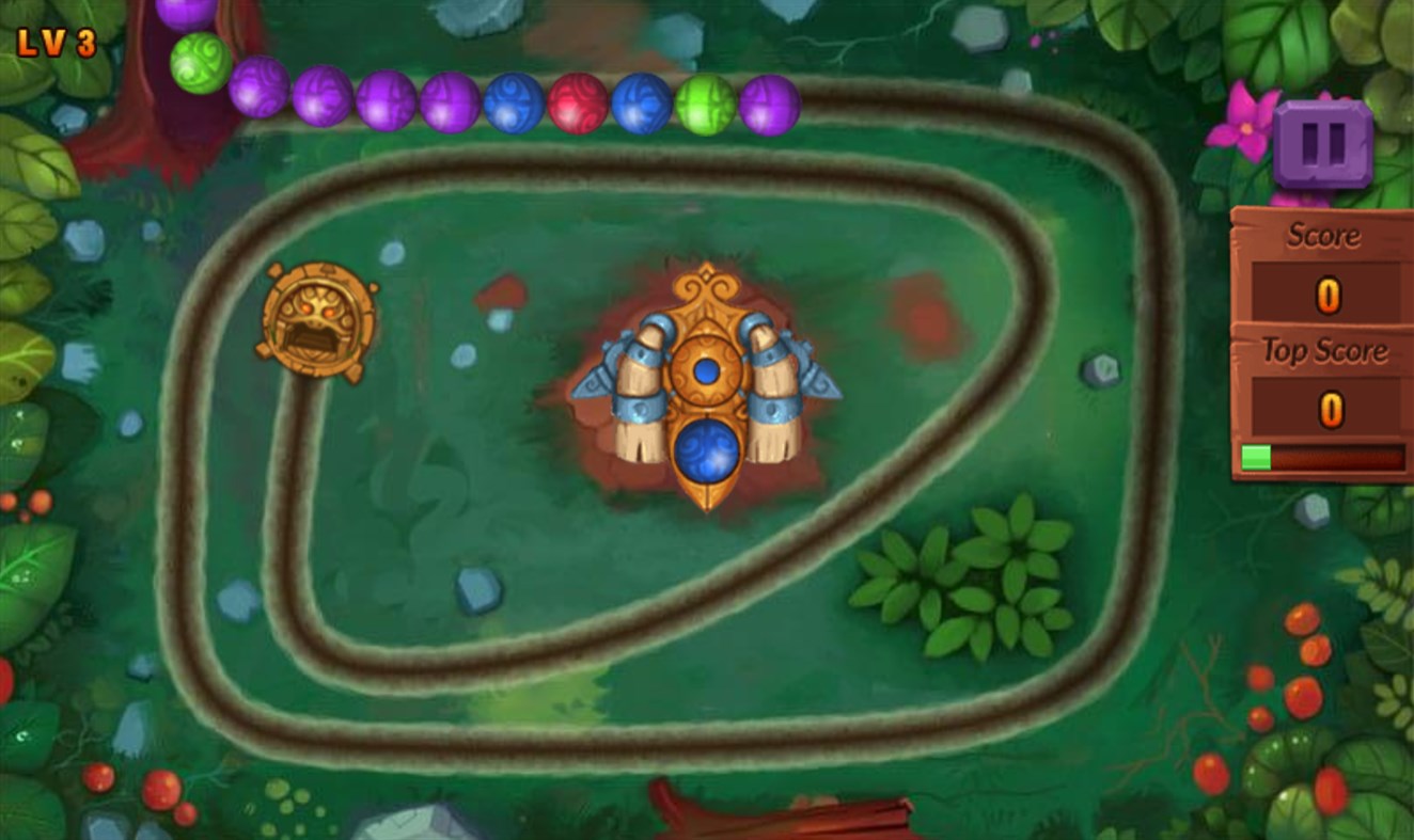 #2. Jungle Marble Pop Blast 1 (Windows) By: MiniGame.com