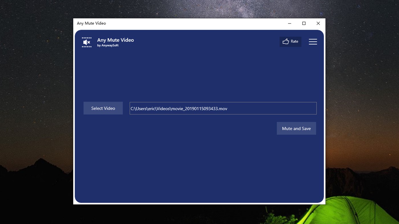 #1. Any Mute Video (Windows) De: AnywaySoft, Inc.