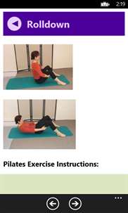 Best exercise related to Pilates - Easy Exercises screenshot 3