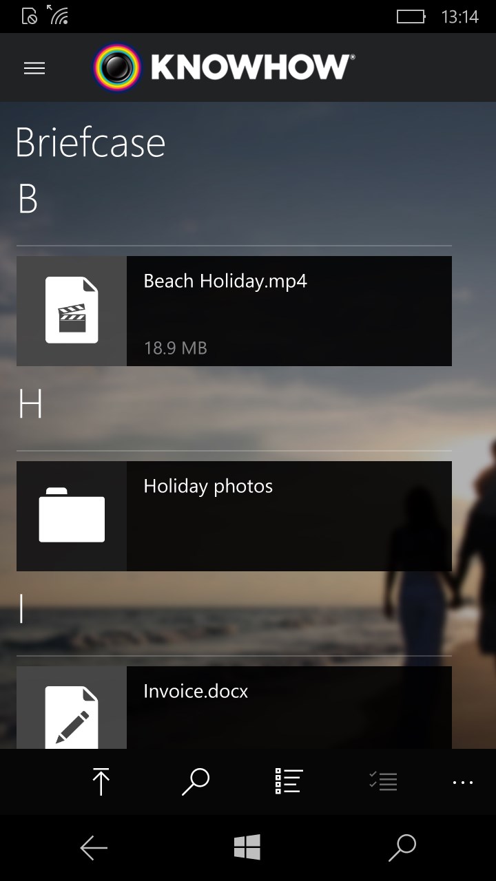 Knowhow Cloud for Windows 10