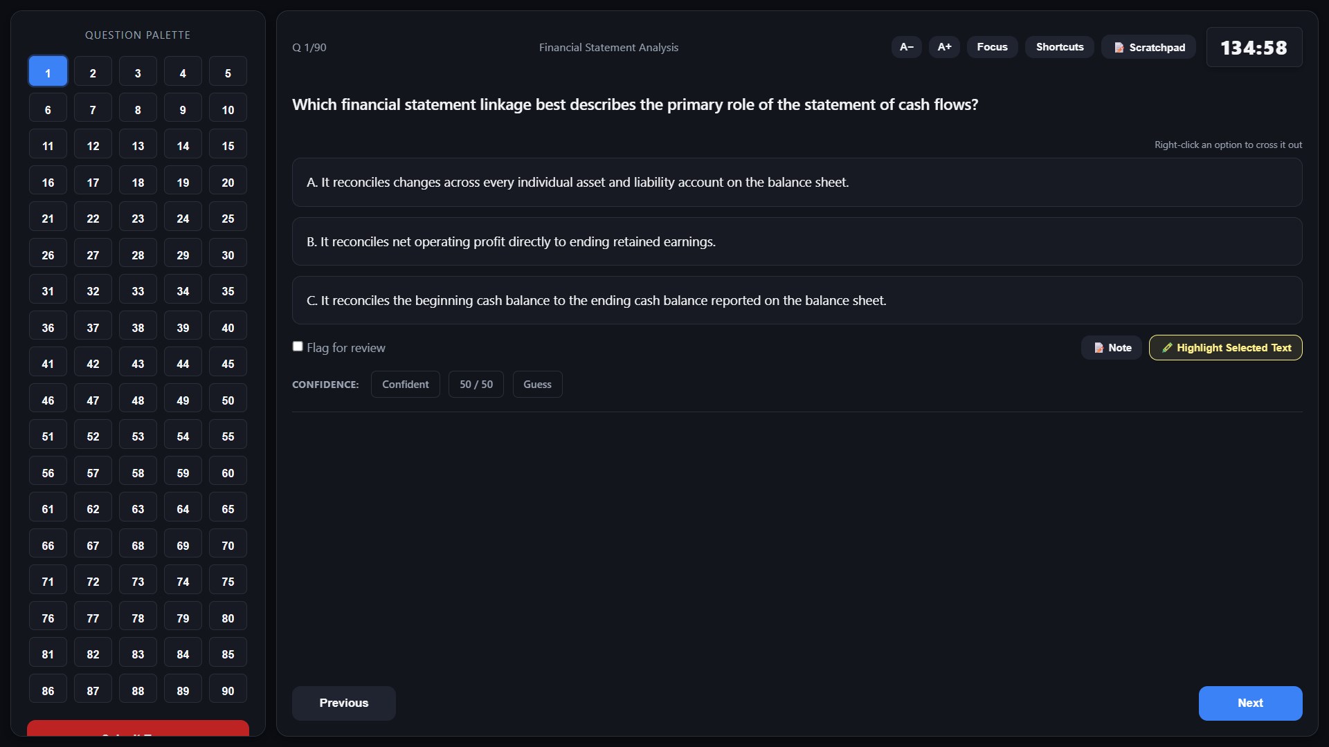 FinSociety CFA screenshot
