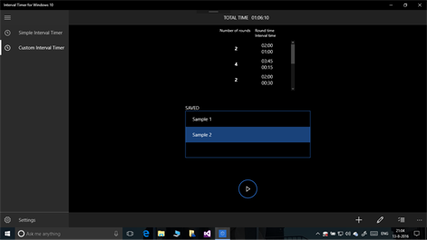 Interval Timer for Windows 10 Screenshots 1