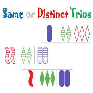 Same or Distinct Trios