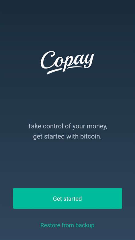 Copay - Secure Bitcoin Wallet Screenshots 2
