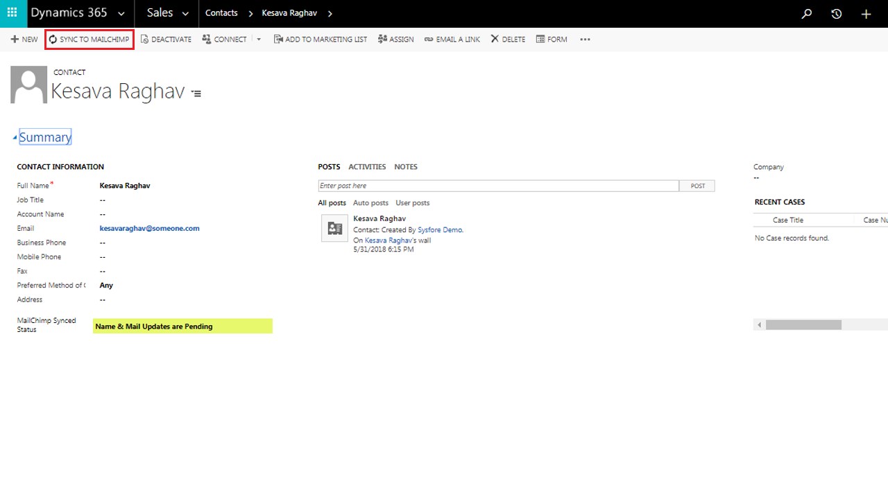 Snapshot 3 of Sysfore PROMOT 365