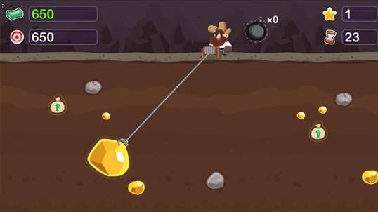 Gold Miner Tom Game screenshot 2