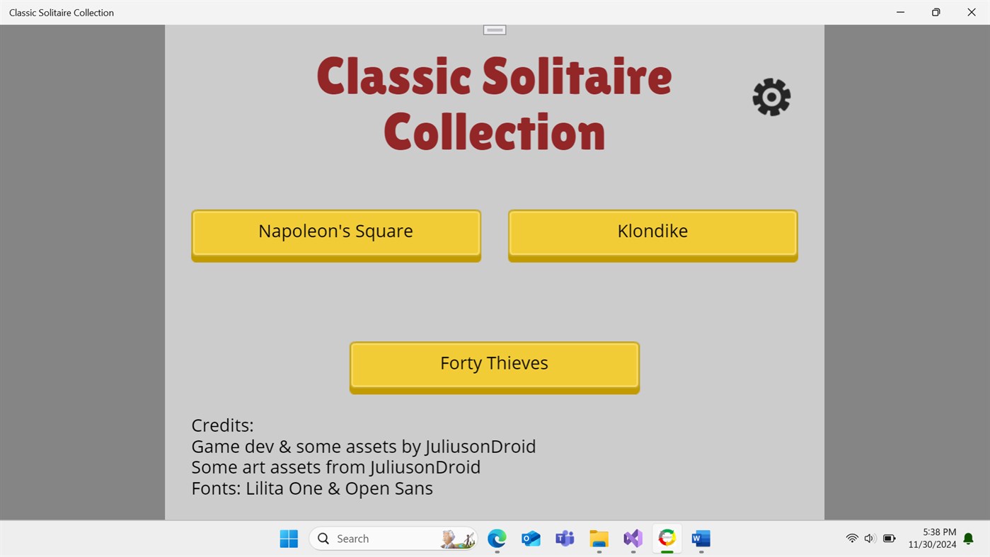 #1. Classic Solitaire Collection (Windows) 由: App Monster