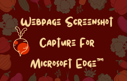 Webpage Screenshot Capture For Microsoft Edge™ small promo image