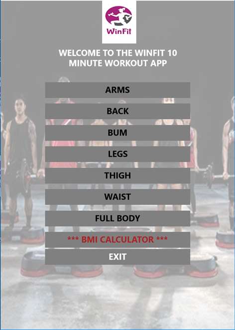 WinFitApp Screenshots 2