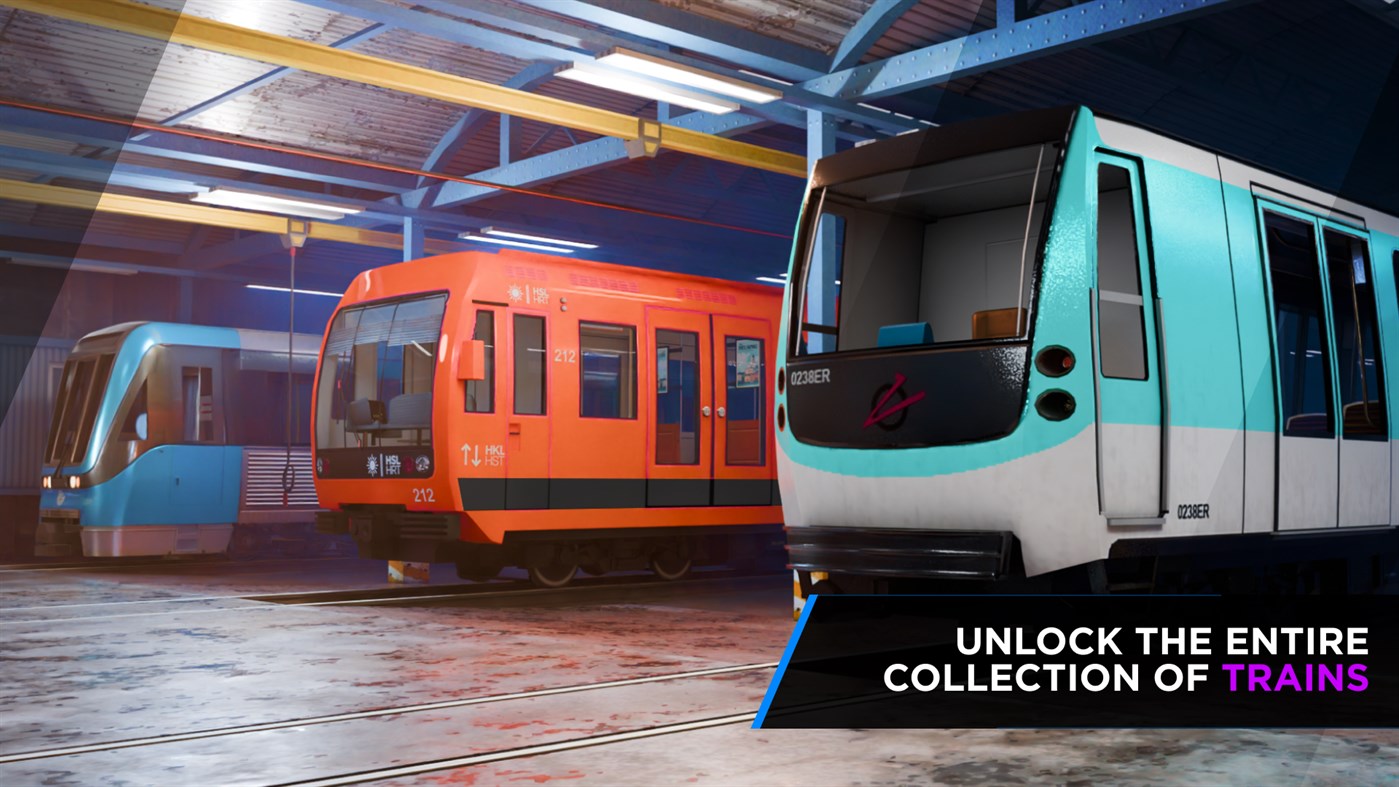 #3. Subway Simulator 3D - Metro Train Driving (Windows) By: Vortex Labs Apps LLP