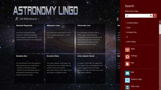 Astronomy Lingo screenshot 3