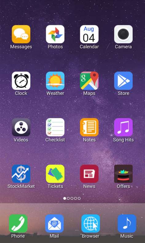 Iphone6 plus theme launcher Screenshots 1