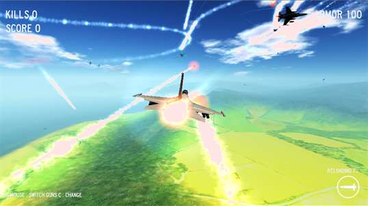 aerial combat simulator screenshot 5