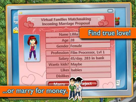 Virtual Families 2: My Dream Home screenshot 2