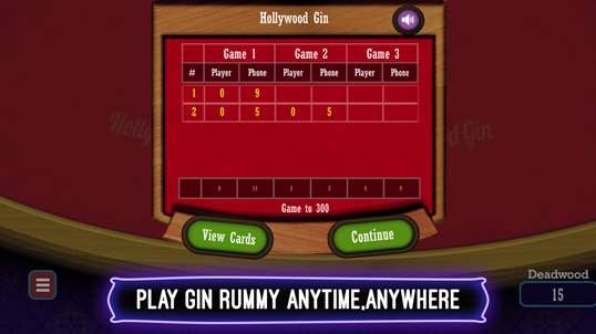 Gin Rummy Pro! screenshot 3