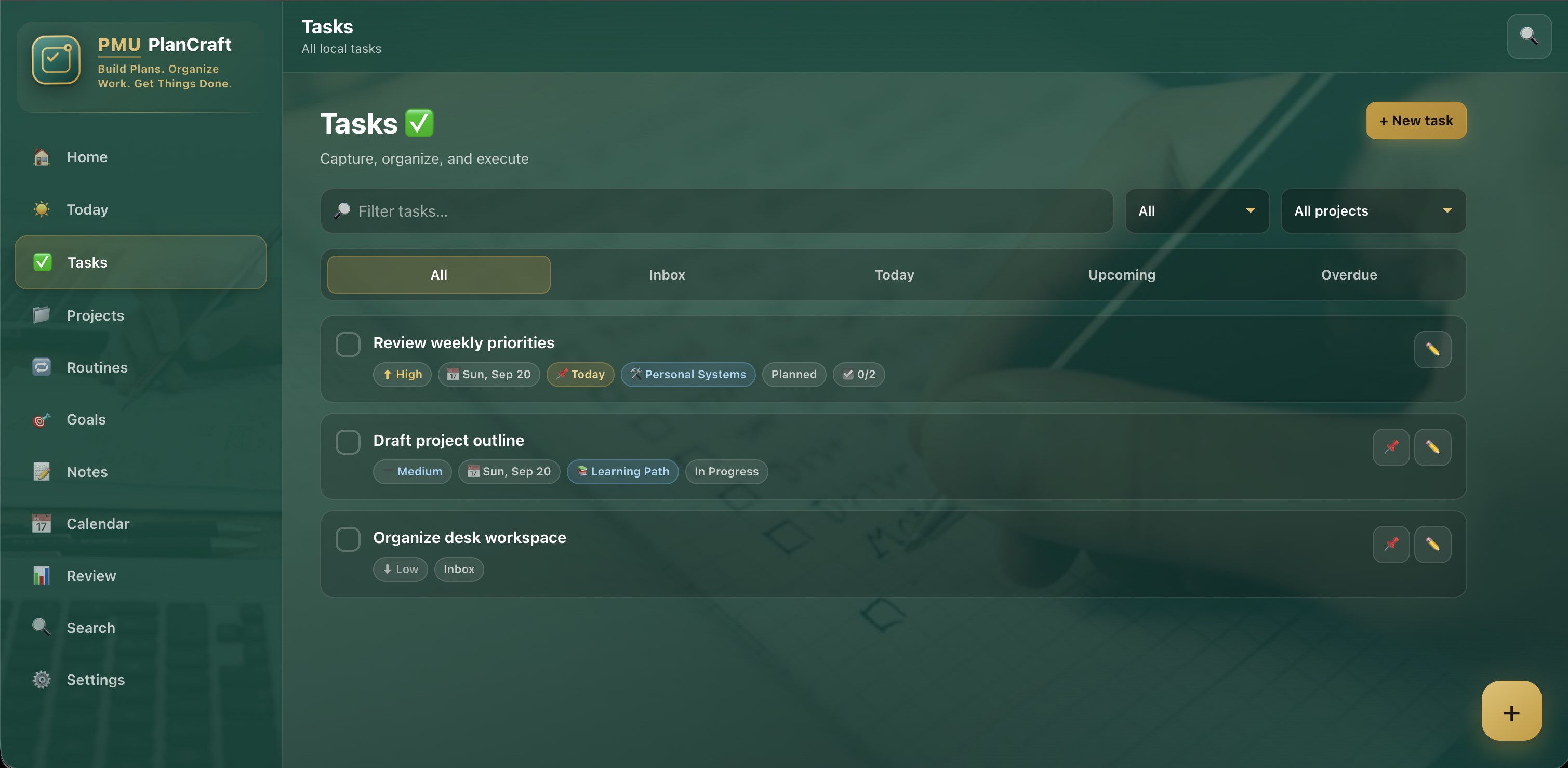 PMU App screenshot