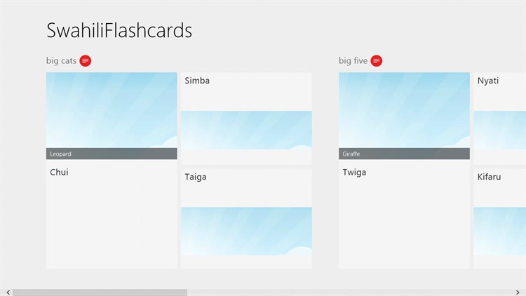 SwahiliFlashcards - PC - (Windows)