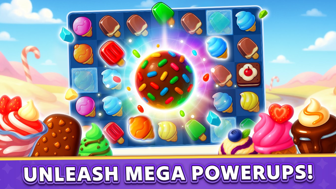 Ice Cream Paradise - Match 3 Puzzle Adventure screenshot