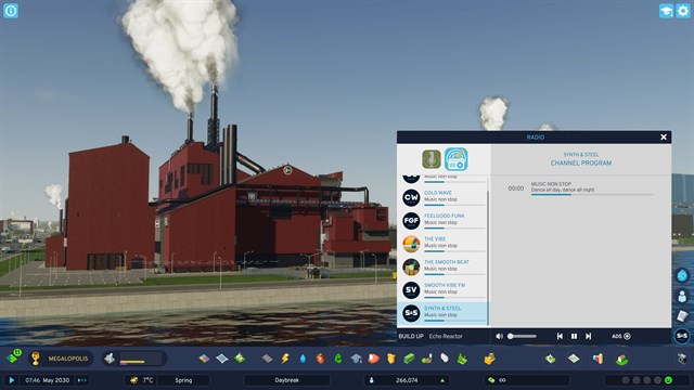 Cities: Skylines II - Synth & Steel Radio screenshot 1