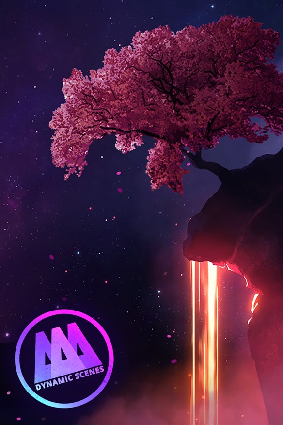 AAA Dynamic Scenes - Sakura Night Sky Dynamic Scene Xbox Series X|S and Xbox One cover art