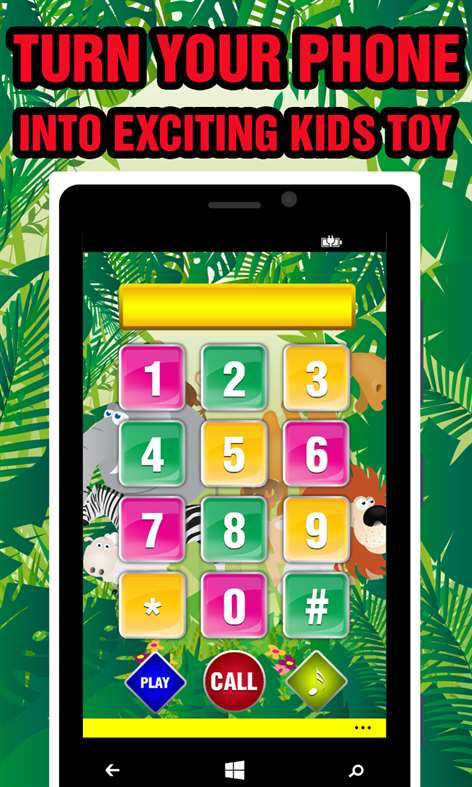 Baby Phone Game Learn Numbers & Animal Sounds Screenshots 1