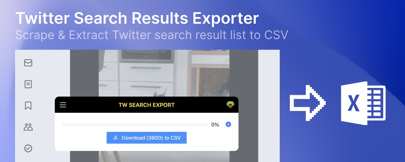 TwSearch - Twitter Search Result Export