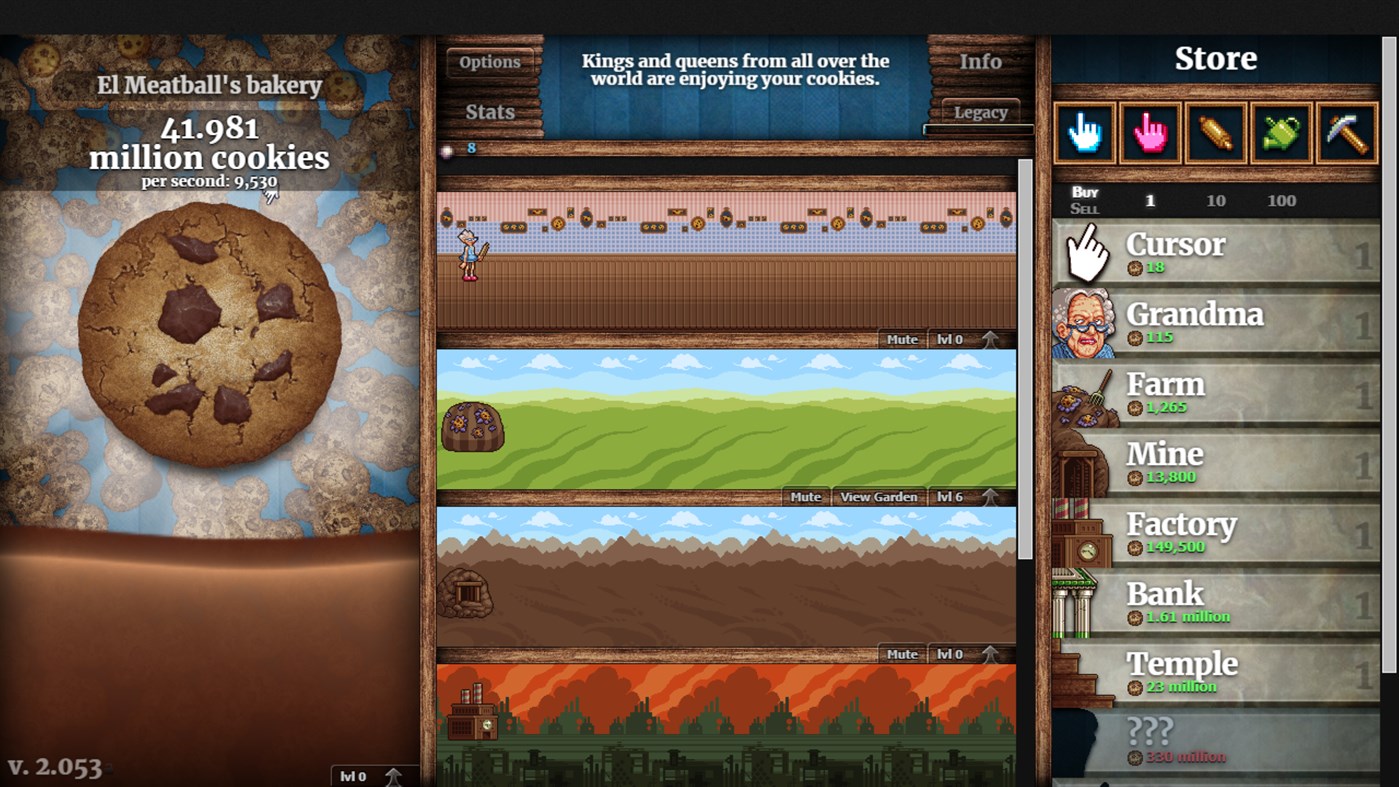 #2. Cookie Clicker (Xbox) بواسطة: Playsaurus Inc.