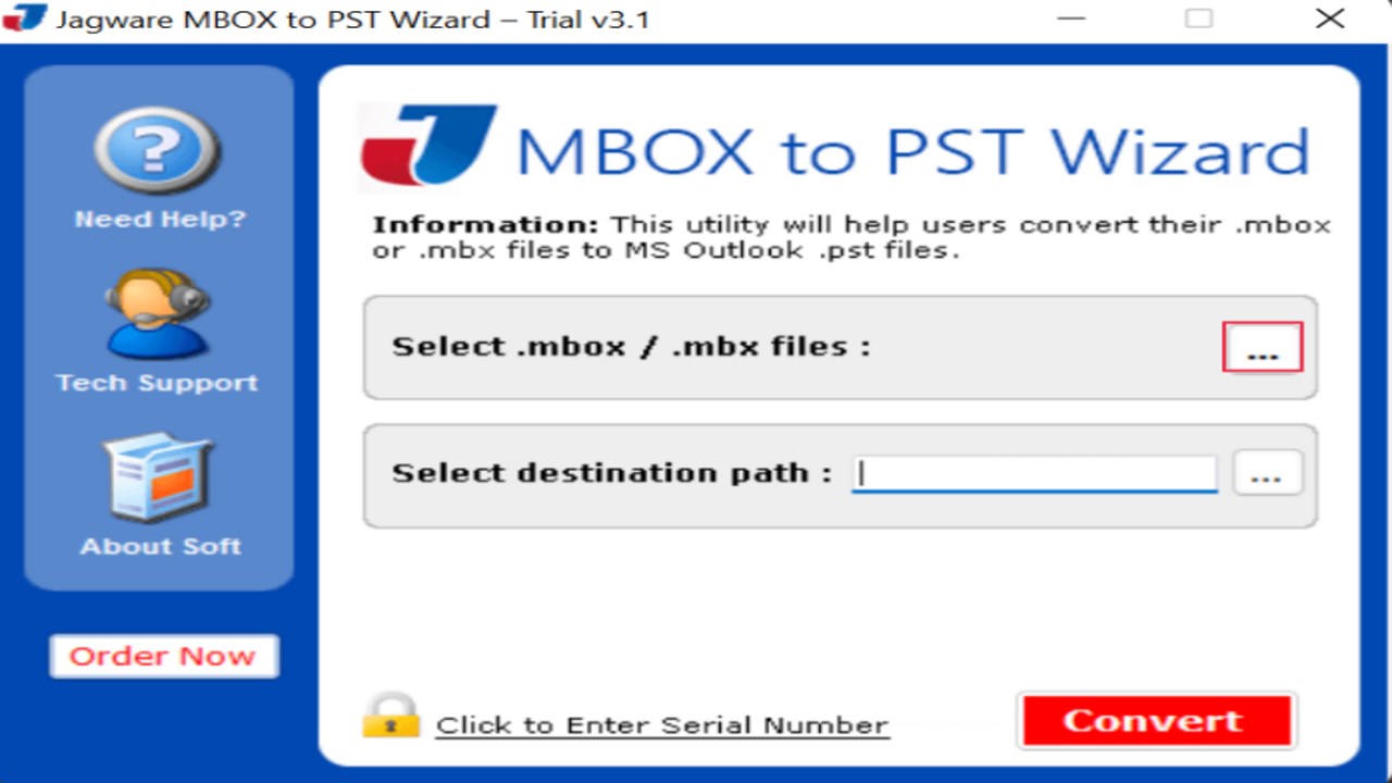 Snapshot 2 of Apple Mail to Outlook Converter